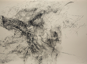 Helga Thomas-Berke - o.T. 2015, Kohle